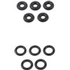 SGERSTE - Guarnizione in gomma per fornelli a gas, guarnizione ad anello a tenuta stagna, 5 mm e 12 mm, 10 pezzi