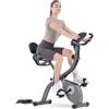 GartistGo Cyclette 3 in 1 con app, ciclo pieghevole per interni con disco a torsione, display digitale e resistenza magnetica a 10 livelli