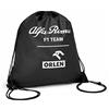 Alfa Romeo Racing Borsa con coulisse F1, nero, Taglia unica, classico