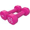 Body Revolution Coppia di Vinile Manubri per Palestra Casa, Crossfit, Pilates Corpo Tonificante e Fitness (0.5-5kg) - per Uomo e Donna - 2 x 3kg