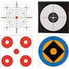 ADCSHOP 100 bersagli assortiti 14 x 14 cm in cartone 250 g per tiro con aria compressa e airsoft - 4 disegni (25 unità per modello) - bersagli di punteggiatura e modelli tecnici per allenamento di precisione