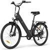 Touroll Bicicletta Elettrica J2 Pro 26 Autonomia 100km Freno Idraulico Batteria 36V 15.6Ah Motore 250W bici elettrica (J2 Pro 26)