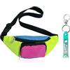 FDGGT 1 Marsupio 1 Portachiavi Borsa In Tessuto Oxford Borsa A Tracolla Per Esterni Borsa Multifunzionale Sportiva Unisex