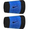 NIKE Coppia Polsini Tennis lunghi NIKE Swoosh Double Wide più colori (Comet Blue/Black)