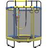 CZCPARY Trampolino per bambini, trampolino da interno per bambini, con cestino da basket, altalena, anello di trazione, adatto per interni ed esterni, adatto per bambini, regalo di compleanno
