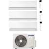 Samsung Climatizzatore Samsung Inverter Trial Split Windfree Première 9000+9000+12000 Con Aj068txj Essential White R-32 Classe A++ Wifi