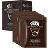 Domality per Uomo Tinta per Baffi e Barba, Shampoo Tinta per Barba e Capelli da Uomo, Colore Istantaneo in 10 Minuti per Barbas, Baffi e Capelli (Marrone Scuro, 200ML)