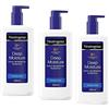 Neutrogena Norwegean - Lozione idratante per il corpo con formula norvegese, 3 X 400 ml