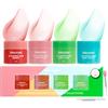 Ourdort Maschera per Labbra,4PCS Maschera Labbra, con Pennello Labbra in Silicone, Maschera labbra idratante, Maschere per il sonno delle labbra, Balsamo Labbra Set, per labbra secche e screpolate