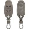 kwmobile Custodia Compatibile con Audi A6 A7 A8 Q7 Q8 con 3 tasti Keyless - Cover Chiavi Auto Protezione Copri Telecomando - Copertina Copri Chiave Don't touch my Key