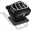 VEVOR Bauletto Universale per Moto in PP Resistente - 48 L Portaoggetti Impermeabile Staccabile con Base Multiforo