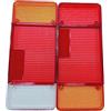 SHLPDFM 1 Paia Sinistra Destra Rosso Fanale Posteriore Lente Nebbia Retromarcia Compatibile con Iveco Daily Citroen Fiat Ducato Eurocargo I, II & III BP90-101/102