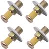 HAOTOM 4X Scrocco della serratura della porta Perno di bloccaggio Per Audi 80 90 100 200 Coupe Quattro Per VW Corrado Derby Golf 2 Jetta 2 Passat Polo Scirocco Transporter IV T4 Bus 357837034