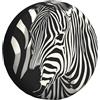 Mexpekil Copertura della ruota di scorta Zebra Animal Stripes Car Wheel di scorta Copertura della ruota di scorta 15 pollici coperture impermeabili per Rv Jeep Suv camion Camper Veicoli antipolvere