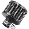 Asudaro Filtro aria per auto, filtro di ventilazione mini 50mm filtro aria sportivo 12mm connessione filtro di aspirazione aria fredda per auto filtro a fungo filtro aria sistema di aspirazione per auto moto