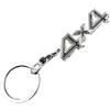 Generico Portachiavi in metallo for auto 4x4 da donna e uomo, for accessori portachiavi 4x4(Black)
