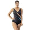 Fashy Costume da Bagno da Donna, Donna, Costume Intero, 2287 34, Colore: Arancione., 105D