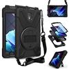 ZenRich - Custodia per Galaxy Tab Active 3, SM-T570/SM-T575/SM-T577, con cavalletto e tracolla Zenrich, antiurto, per Samsung Galaxy Tab Active 3 da 8, colore: Nero