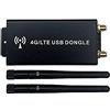 EXVIST Dongle 4G LTE con modulo EC200A-EU Mini PCIe LTE Cat 4, doppie antenne esterne, slot SIM per cassetto, adattatore mini PCIe a tipo C integrato, include cavo da tipo C a USB, driver richiesti