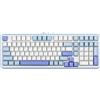 EPOMAKER TH99 Tastiera Meccanica Wireless Tri-Mode, Tastiera Personalizzata hot-Swap, Tastiera da Gioco RGB con Numpad per PC/Mac/Office (Bianco, Creamy Jade)