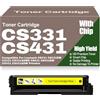 SXLXYOF Per Lexmark CS331 CS331DW CX331 CX331ADWE CS431 CS431DW CX431 CX431ADW Cartucce di toner con chip 20N20C0 20N20K0 20N20M0 20N20Y0 Toner compatibile ad alta capacità,Yellow-CS331