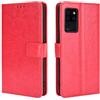 BellaCase Custodia Oukitel C21 [Custodia portafoglio] [Staffa] [Slot per schede] [Flip Cover magnetica] Compatibile con lo smartphone Oukitel C21(Rosso)