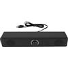 Yosoo Health Gear Altoparlanti per Computer Desktop, USB Alimentati Stereo Soundbar con Fili Hifi Chiaro Manopola Volume Manopola Mini Altoparlanti per PC Laptop Tablet