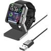 Blueshaweu Supporto di ricarica per orologio Blackview Smartwatch R50, da scrivania, compatibile con smartwatch IOWODO R50/R50Pro, Baolubao R50Pro, Blackview R50/R30Pro (nero)