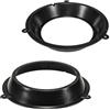 tomzz Audio 2814-007 Anelli per altoparlanti staffe adattatore compatibile con Fiat Panda 2003-2012 porta anteriore per altoparlanti DIN 165mm