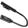 Bacron Cavo adattatore magnetico DC da 65 W, PD 100 W, USB-C a magnetico, per Surface Pro 7/Pro 6/Pro 5/Pro 4/Pro 3, Surface Laptop 4/3/2/1, Surface Go 3/2/1 Serie