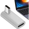 Generic Adattatore USB da 90 gradi - Adattatore per caricatore rapido per trasferimento di dati PD 140W 40GBPS | Adattatore verticale da maschio a 60Hz da 8K, adattatore estensione di tipo C USB per tablet, d