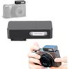 VBESTLIFE Flash per Fotocamera, Supporto Hot-shoe Regolabile GN5 6200K, Ricaricabile di Tipo C, Compatibile con Fotocamere GR4 GR3 GR3X