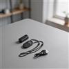FACULX Action camera portatile 2K con design magnetico indossabile, videocamera compatta per passeggiate con animali domestici, viaggi, lavoro, registrazione video 30 fps, rilevamento del movimento in loop