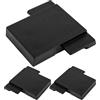 Your Day Mate Copertura flash per fotocamera, 3 pezzi, colore nero, in plastica rigida, compatibile con fotocamere Sony Alpha e Canon EOS, adattatore, cover hot shoe cover flash