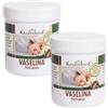 Krauterhof Vaselina profumata con Vaniglia e Burro di Cacao - Kit con 2 barattoli da 100 ml