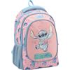 Maricart Zaino Scuola Elementare Stitch 32x21,5x42 cm - Zaino Ovetto con 2 Compartimenti e Zip - Zainetto Bambino o Bambina Ergonomico con Schienale Imbottito