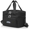 KOHRIUK Borsa Termica Porta Pranzo 30L Borsa Frigo Impermeabile Borse Termiche Tracolla Regolabile Mantiene Freddo/Caldo per Ufficio Picnic Campeggio Pranzo