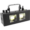 BoomToneDJ BoomTone DJ LED Strobe 2 x 20 W Nero - Stroboscopio LED potente per effetti di luce mozzafiato - Giochi di luce serale - Strobe DJ - Rilevamento musicale - Flash intenso - Illuminazione da discoteca