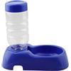 PureBowlic Distributore automatico di acqua per animali domestici, capacità 350 ml, con ciotola integrata, progettato per piccoli animali come cani, gatti e conigli, materiale plastico