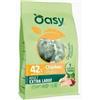 Generico Oasy Cane Adult Extra Large Pollo 12kg, alimento completo per cani adulti di taglia gigante gusto Pollo,crocchette per cani, altamente digeribili, 1x12Kg.