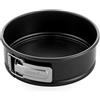 GreenPan Bistro Stampo Apribile 20 cm, Rivestimento Ceramico Antiaderente, Senza PFAS, Acciaio Alluminato, Adatto Forno 230 °C, Nero