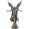 ROCKING GIFTS Statuetta in resina Arcangelo Uriel da 28 cm - Statua decorativa dettagli sottili ed eleganti per la tua casa o spazio spirituale