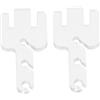 DOITOOL 2pezzi Tensionatore per Macchine da Maglieria Adattatore per Forcelle di Tensione Compatibile Addi King Express Tenditore Resistente all Usura per Filati Asta di Tensionamento