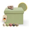 Laleni Panca Camera da Letto 41x31 cm - Pouf Verde