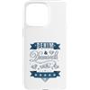 Festa in jeans blu da cowgirl western in Custodia per iPhone 15 Pro Max Denim e diamanti stile western cowgirl glam per donna uomo