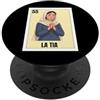 Funny Mexican Designs for Family Funny Mexican Design for Aunt - La Tia Rezandera PopSockets PopGrip Adesivo