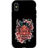 Hannya Oni By Tokyo-Waves Custodia per iPhone X/XS Yokai Oni Maschera Diavolo Giapponese Demone Tattoo Oni Mask