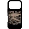 Studio Vintage Stile Costiero Custodia per iPhone 17 Pro Arte Costiera del Rhode Island con Faro Vintage