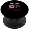 South Korea South Africa Unity Friendshi Uniti oltre i confini Corea del Sud Sud Africa Due Nazioni PopSockets PopGrip Adesivo