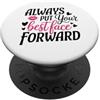 Cute Makeup Artist Diva Motivational Con Divertente truccatore cosmetologo salone di bellezza MUA Diva PopSockets PopGrip Adesivo